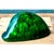 Mid-Century Modern Vintage Green Glass Abstract Sculpture For Sale - Image 3 of 12