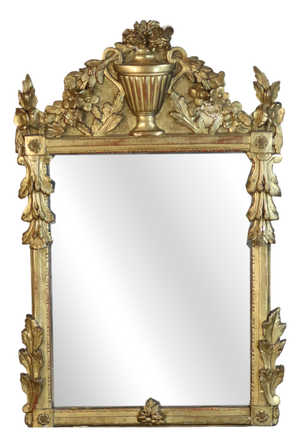 Antique Giltwood Mirror, 1700s