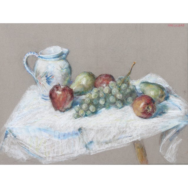 Thomas Strickland Still Life With Fruit & Pitcher For Sale