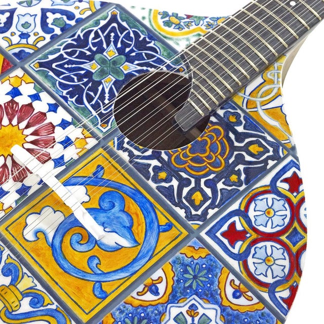 Wood Azulejo I Guitar by Malabar For Sale - Image 7 of 8