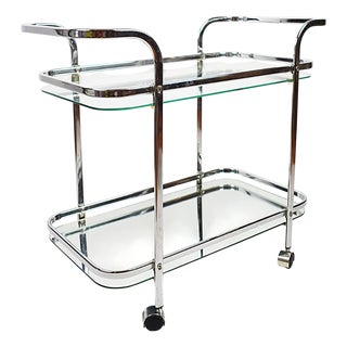 Vintage Mobile Bar Cart, 1980s For Sale
