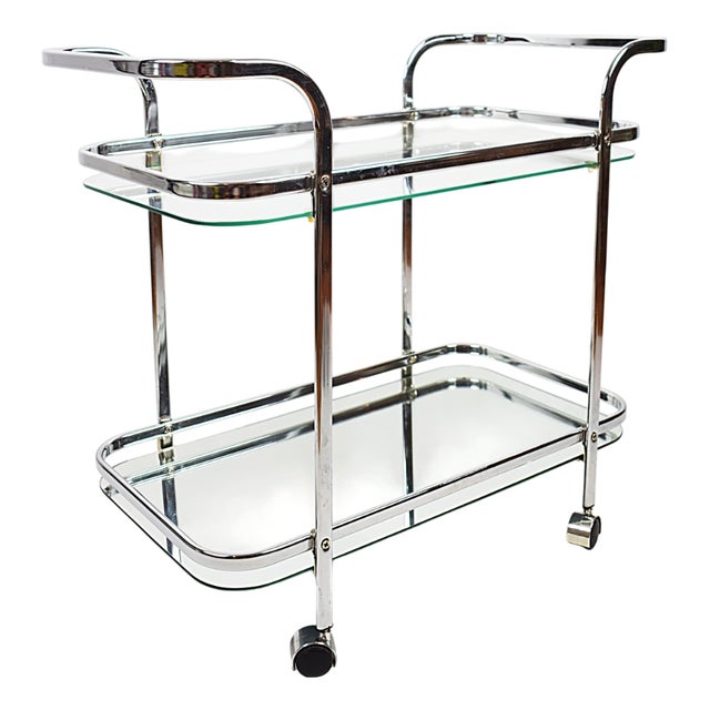 Vintage Mobile Bar Cart, 1980s For Sale