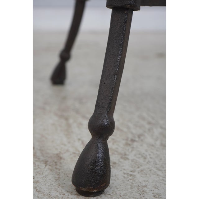 Wrought Iron Base Glass Top Coffee Table For Sale - Image 9 of 13