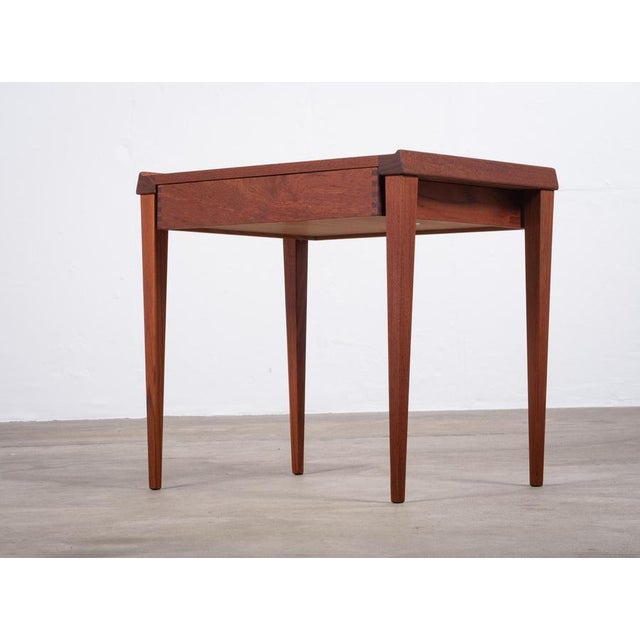 Teak Side Table with Drawer, Denmark, 1960s For Sale - Image 3 of 10