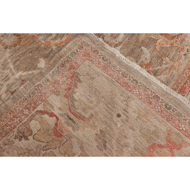 Taupe Traditional Inspired Sultanabad Rug by Doris Leslie Blau For Sale - Image 8 of 8