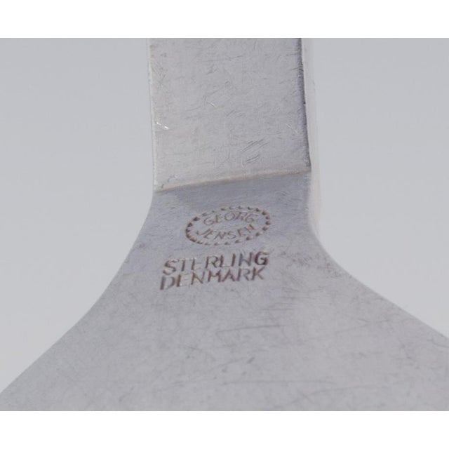 Vintage Serving Spoon in Sterling Silver from Georg Jensen, 1940s For Sale - Image 4 of 5