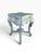 Chinese Pair of Ming Style Faux Jade Chinese Side Tables For Sale - Image 3 of 7