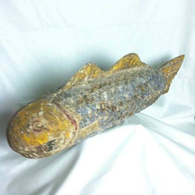 Early 20th Century Lucky Fish Carving For Sale - Image 4 of 13