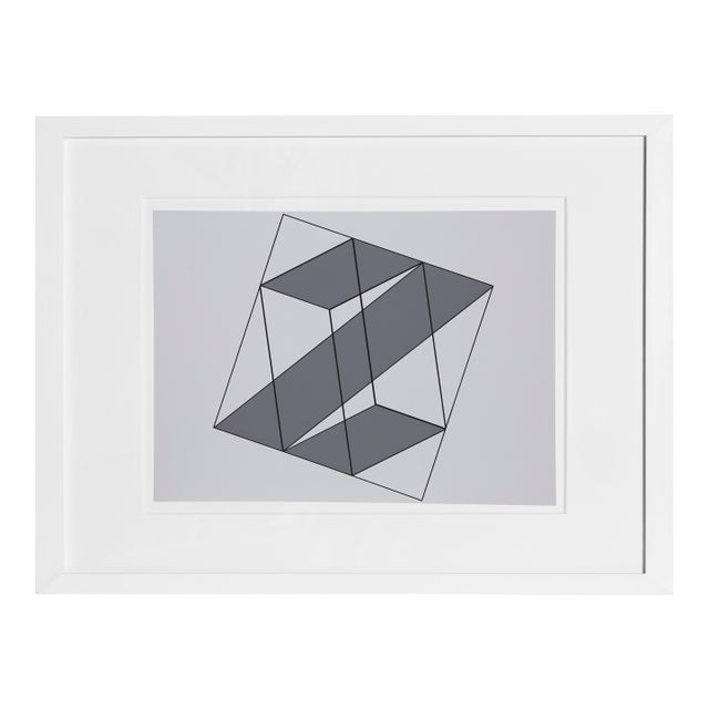 Josef Albers, Z Prism - P2, F16, I1 , Geometric Abstract Screenprint For Sale