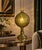 Art Deco Vintage Westmoreland Tooth Emerald Green Compote Design Lamp For Sale - Image 3 of 4