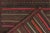 Textile Vintage Persian Twin Kilim Runners in Aubergine With Red Stripes - Rug & Kilim For Sale - Image 7 of 7