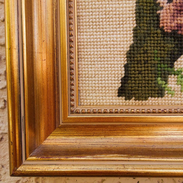 1970s Framed Koala Bear Needlepoint For Sale - Image 9 of 13