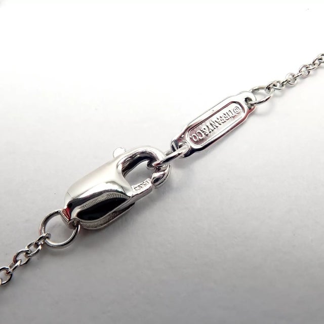 Tiffany & Co. Platinum Jazz Diamond Tanzanite Pendant Necklace For Sale In Philadelphia - Image 6 of 11