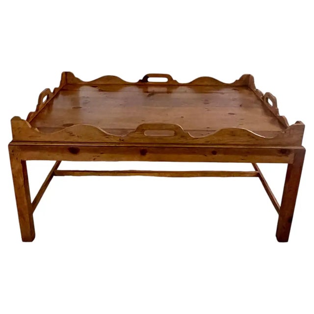 Exceptional large Polo Ralph Lauren “Santa Fe” Collection tray‑top coffee table, crafted in Mexico between 2008 and 2010....