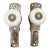 Antique 1870s Gilbert Patent Lever Door Knob Set For Sale