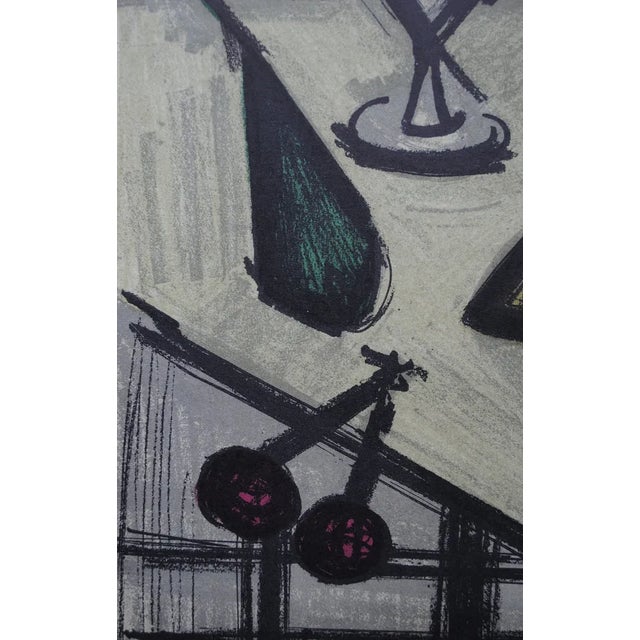 Bernard Buffet, Still Life with Fruits, Original Lithograph, 1967 For Sale - Image 4 of 6