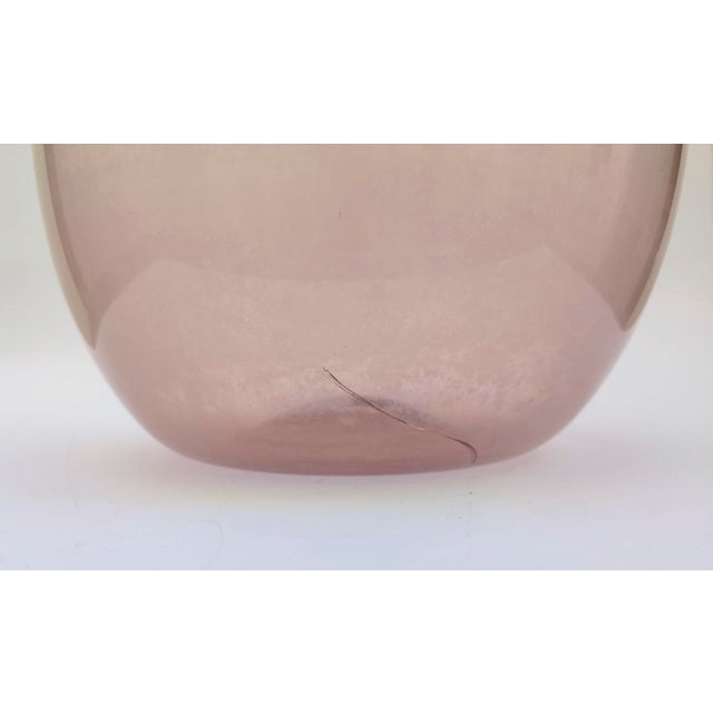 Monumental Murano Amethyst Blown Glass Vase by Vittorio Zecchin, 1930s For Sale - Image 12 of 17