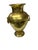 Modern Vintage Brass Floor Vase With Knocker For Sale - Image 3 of 4