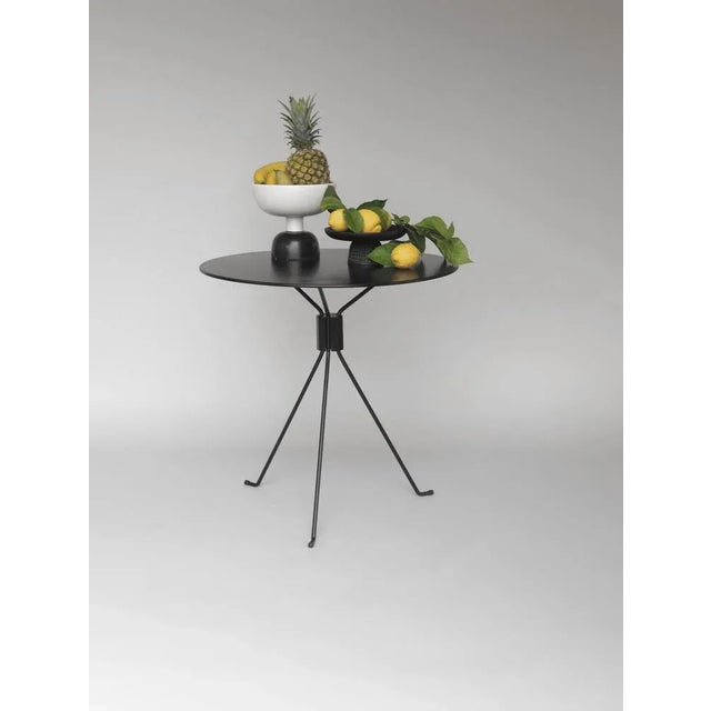Small Black Capri Bond Table by Cools Collection For Sale - Image 4 of 10