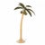 Mario Torres Lopez Style Mid Century Sculptural Rattan Palm Tree Lamps - Pair For Sale In Chicago - Image 6 of 7