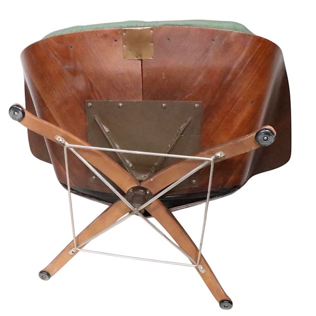 Mid Century Mr. Chair and Ottoman by George Mulhauser for Plycraft For Sale - Image 12 of 18
