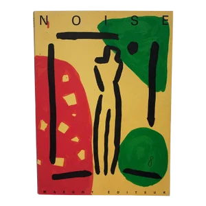 1988 Various Artists 'Noise No. 8' Abstract Yellow,Green,Red,Black France Book