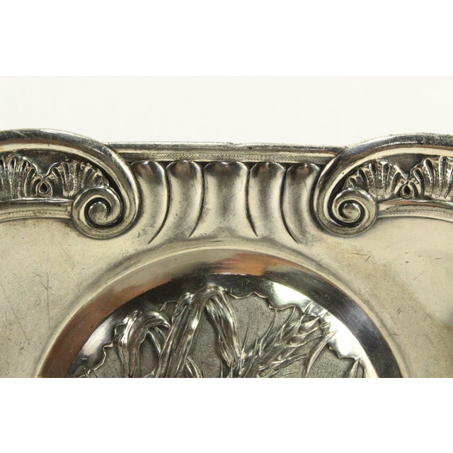 Victorian C. 1880's James W. Tuffts Boston Quadruple Plate Bread Tray Platter Dish 4314 For Sale - Image 3 of 18