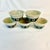Vintage Chinoiserie Boho Chic Ceramic Pottery Sauce Cups - Set of 5. For Sale - Image 12 of 12