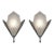 Pair of 1930s French Art Deco Wall Sconces by Ejg Jean Gauthier - 3 Pairs Available For Sale