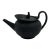 Stunning Antique Wedgwood Black Basalt Teapot, C. 1790-1830 With Widow Finial For Sale