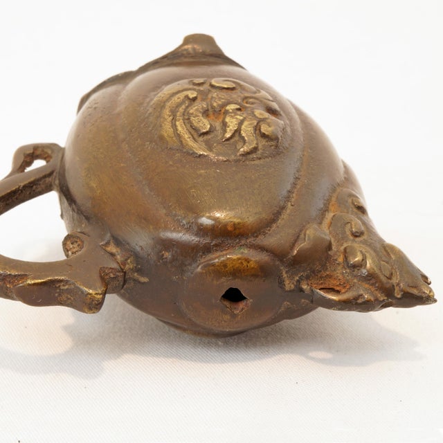 Early 20th Century Japanese Gilt Bronze Water Dropper (Suiteki) Meiji Period For Sale - Image 5 of 9