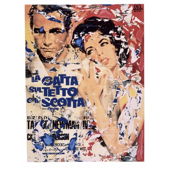 La gatta sul tetto che scotta, 1998 Mimmo Rotella For Sale - Image 9 of 9