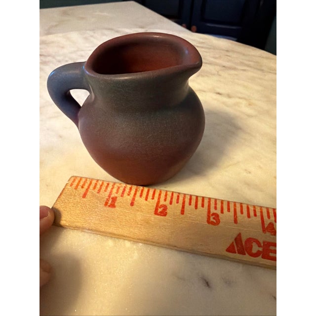 Purple Vintage Van Briggle Pottery Mulberry Persian 2.5" Pitcher - Signed Aa "Original" For Sale - Image 8 of 9