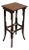 Vienna Secession Bent Oak Pedestal Tall Side Table Plant Stand Attributed to Thonet For Sale