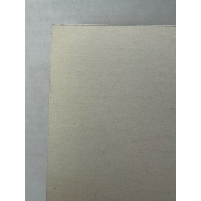 1940s Original Signed Graphite Illustration of Child Playing With Terrier Puppy, 9 × 7.75 In. W For Sale - Image 4 of 6