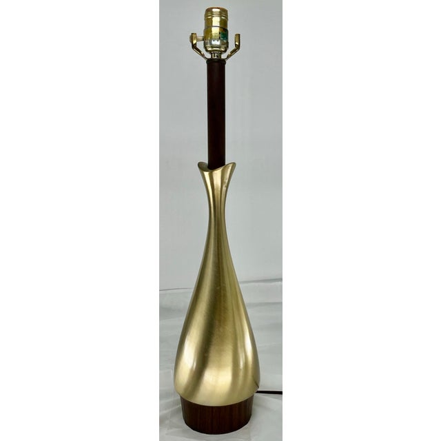 Mid-Century Modern Laurel Lamp Co Sculptural Brushed Metal Lamp by Tony Paul For Sale - Image 3 of 12