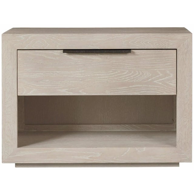 Modern Huston Nightstand, Beige For Sale - Image 4 of 4