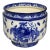 Early 20th Century Royal Doulton 'Oyama' Pattern Flow Blue and White Porcelain Jardiniere For Sale