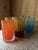 1960s Italian Textured Bark Glasses in the style of Geoffrey Baxter, 1960s, Set of 6 For Sale - Image 5 of 18