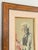 Framed Original Pastel Portrait Sketch of Violinist, Signed For Sale - Image 9 of 9
