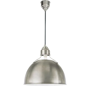 Thomas O'Brien for Visual Comfort Signature Eugene Medium Pendant in Antique Nickel