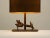 French Brass Table Lamp, 1970s For Sale - Image 4 of 9
