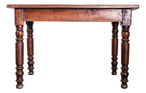 Vintage Dining Table in Dark Oak, 1940s