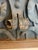 Verdigris Framed Iron Architectural Fragments With Verdigris Patina- A Pair For Sale - Image 8 of 11