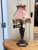 Design Plus Gallery presents a Swing Arm Table Lamp with Beaded Fringe Shade. This vintage style boudoir table lamp has an...