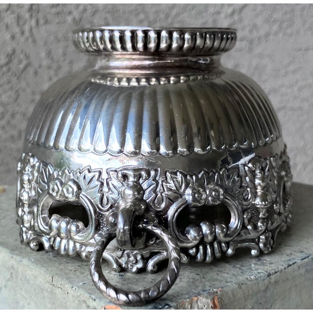 Circa 1980 Elegant Diminutive Neoclassical-Style Decorative Cachepot by f.b. Rogers For Sale In Austin - Image 6 of 15