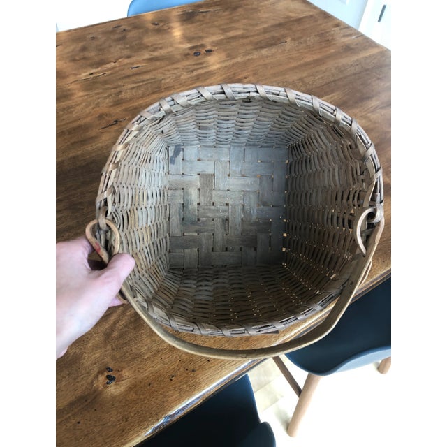 Mid 20th Century 20th Century Tribal Ho-Chunk Inspired Basket For Sale - Image 5 of 7