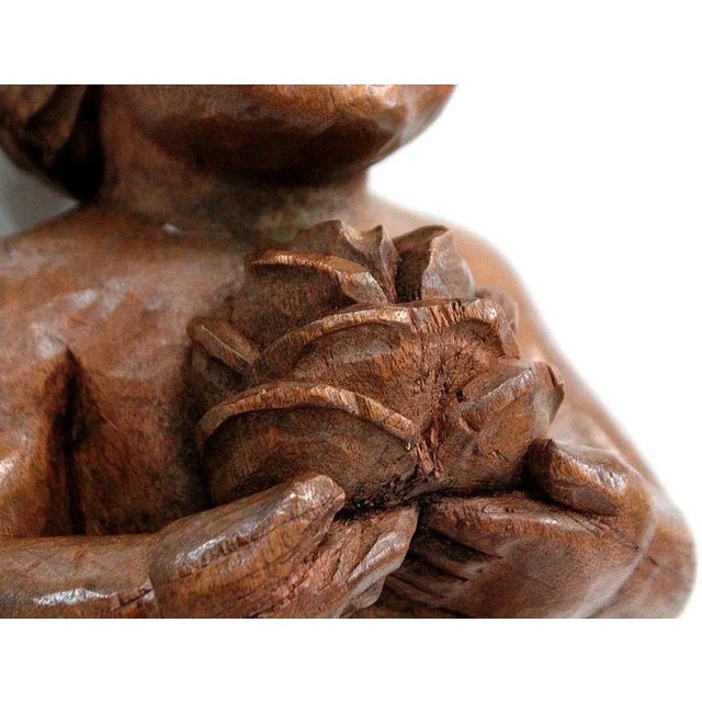 Carved Angel, Early 20th-Century For Sale - Image 14 of 18