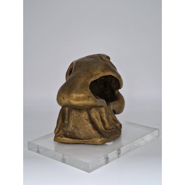 Turcato, Sculpture, 1972, Bronze For Sale - Image 3 of 12