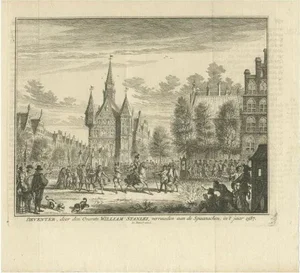 I. Tirion, Surrendering of Deventer, 1760s, Paper